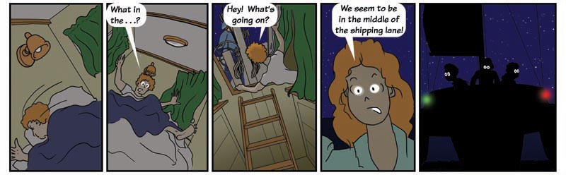 Night cruising in Mexican waters