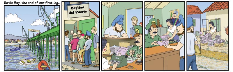 sailing in warm waters